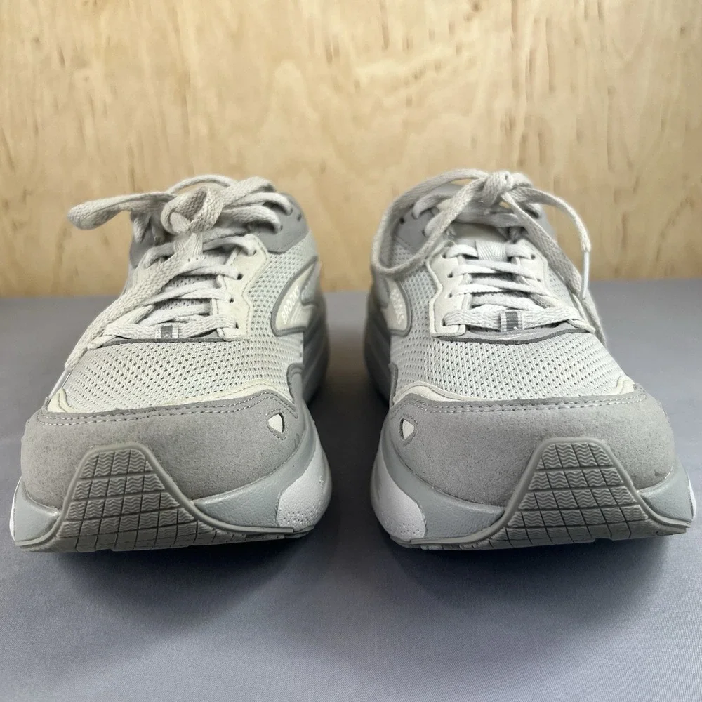 Brooks Ghost Max Women's Size 9.5 Gray Running Walking Shoes 1204331B056